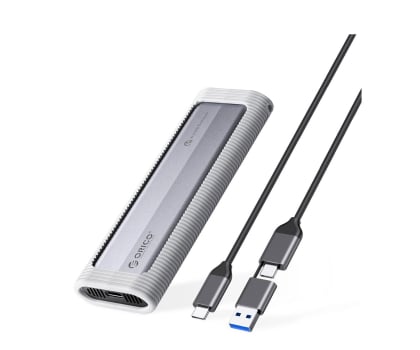 Obudowa do dysku Orico M.2 NVME/NGFF USB-C/USB-A na USB-C 6Gb/s / 10Gb/s - szara